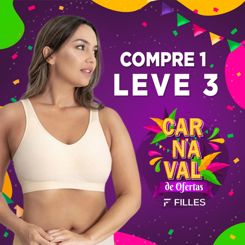 Top Confort Milena (Compre 1 Leve 3) - Frete Grátis