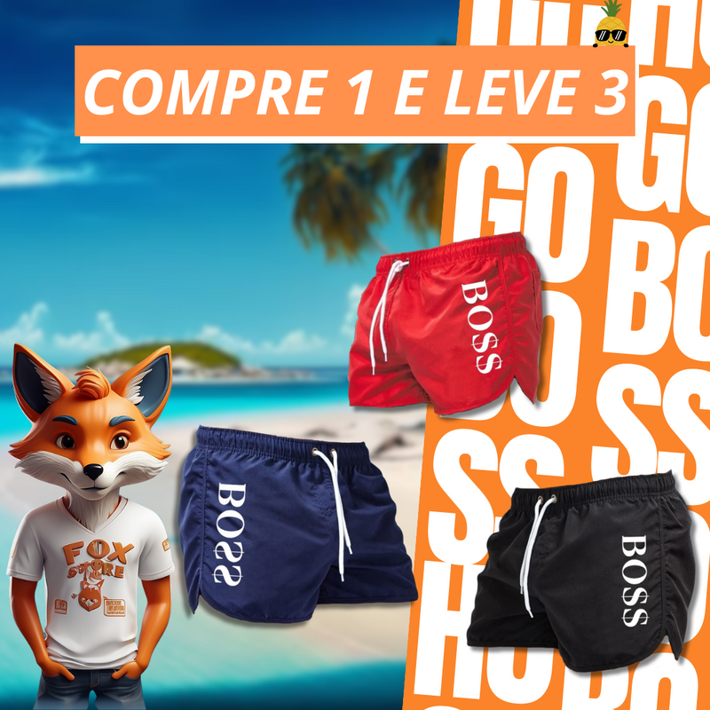 [Compre 1 e Leve 3] Promoção 2024 - Short Hugo Boss Verão